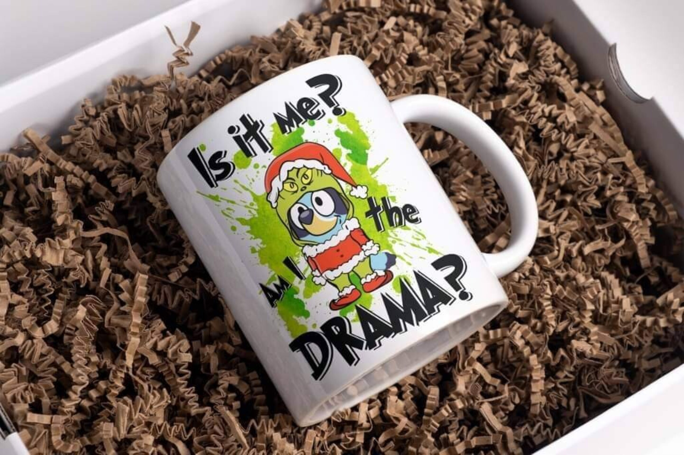 Taza Bluey navideñas - 6