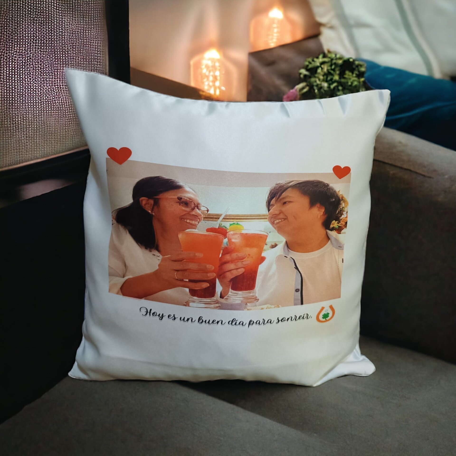 Cojín con foto personalizado. - 2