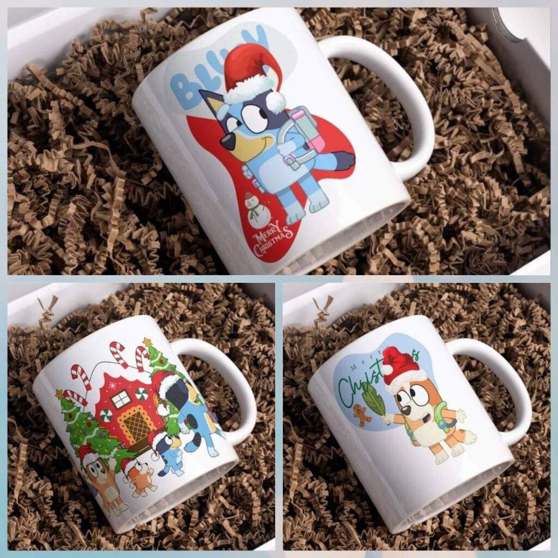 Taza Bluey navideñas - 3